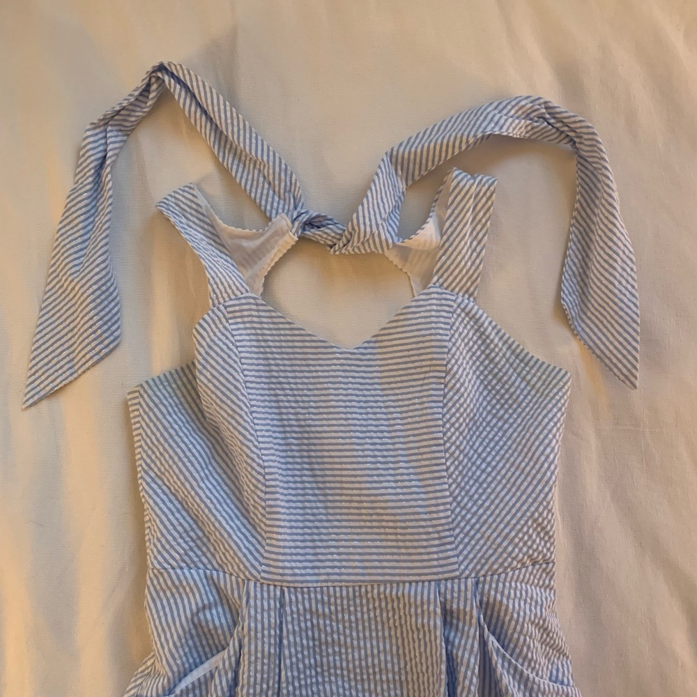 Seersucker Dress